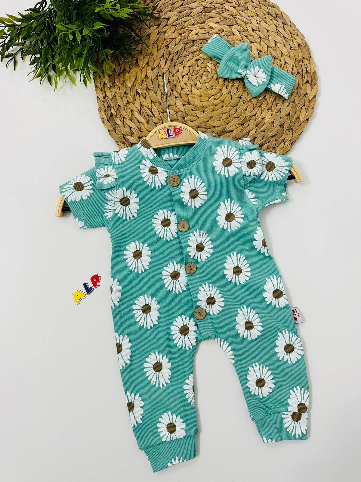 Daisy 2 Parça Tulum Set Kız Takım Yeşil