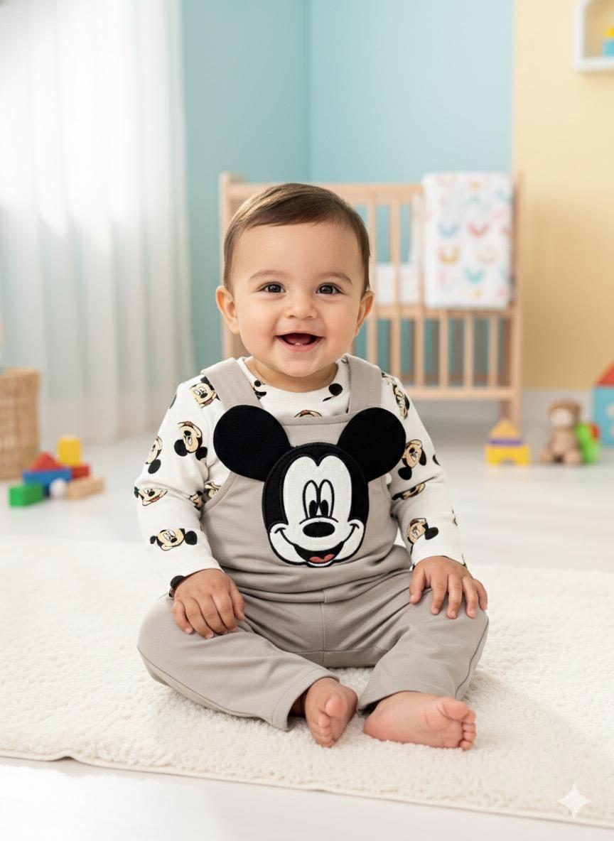 Disney Erkek Bebek Salopet Takım