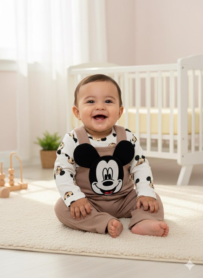 Disney  Erkek Bebek  Salopet Takım