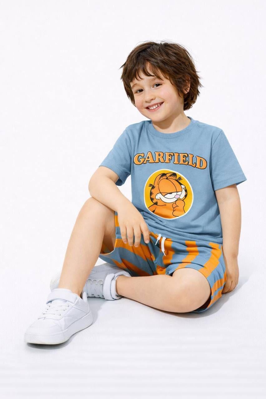 Garfıeld 2 İp Kapri Eşofman Takım