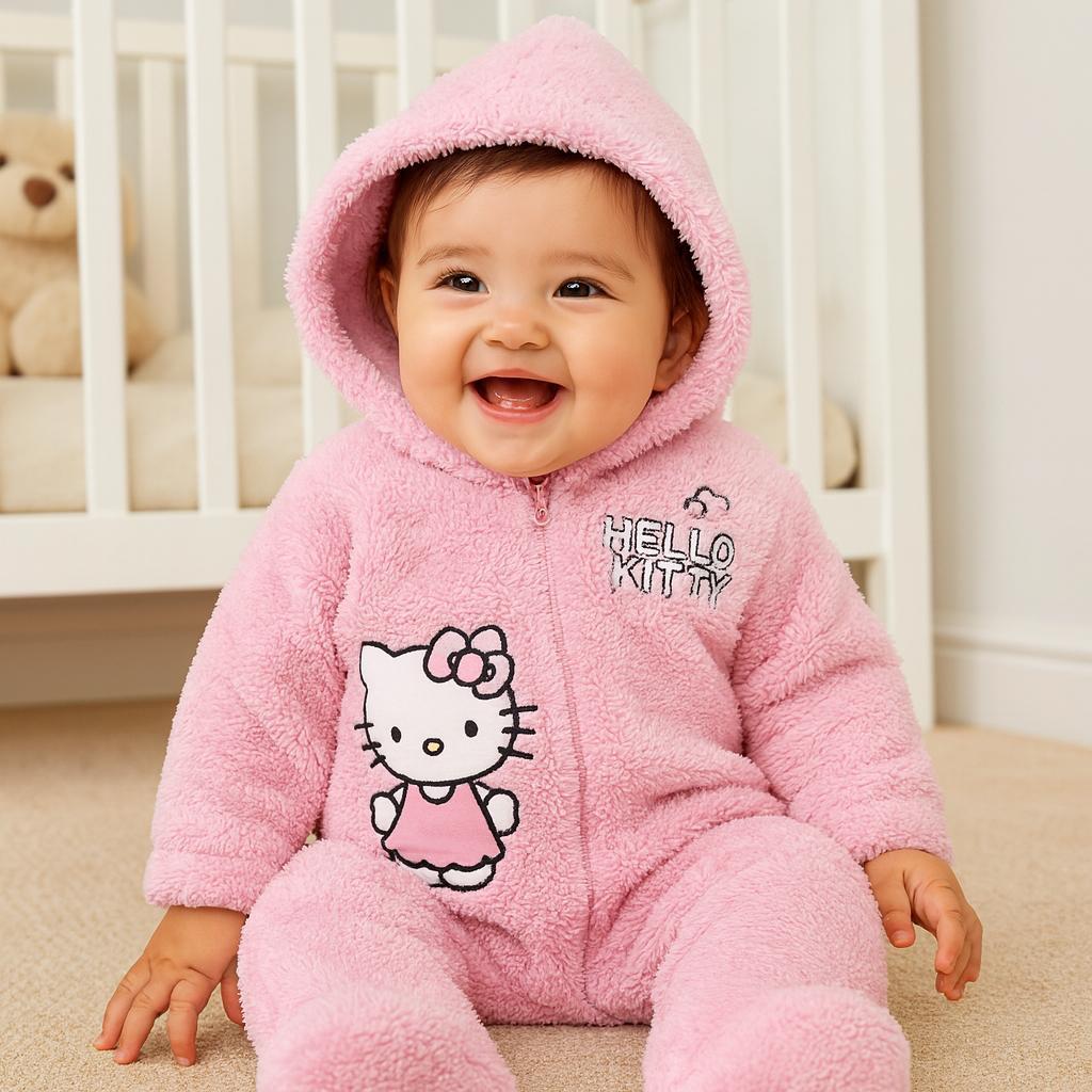 Hello Kity Polar Kışlık Tulum