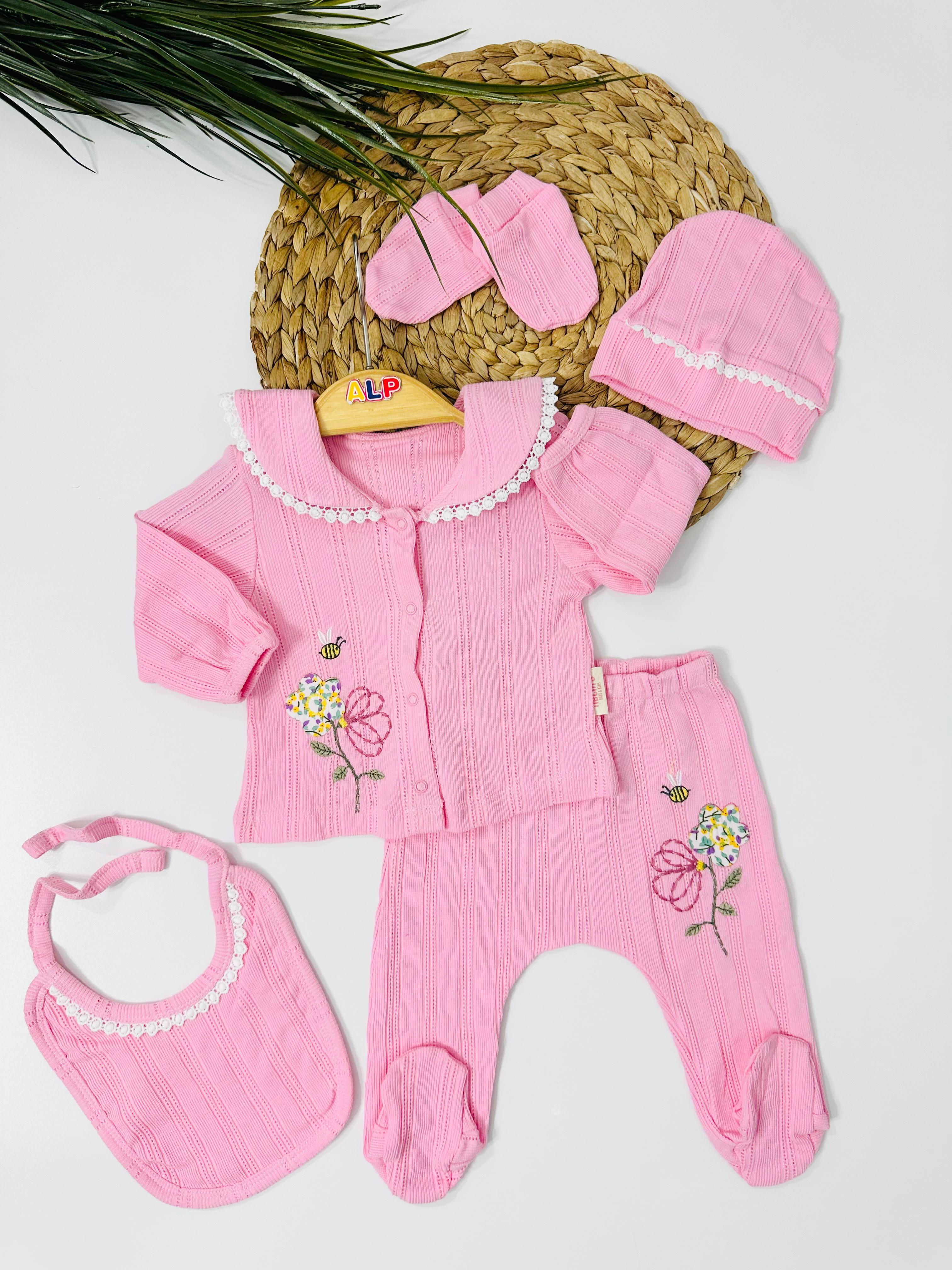 Hope Dale  5li Yenidoğan set - Pembe