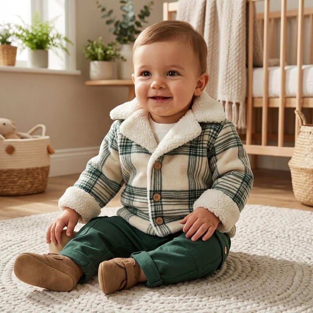 Kürklü Kare Ceketli , Body , Pantolon 3'lü Takım 