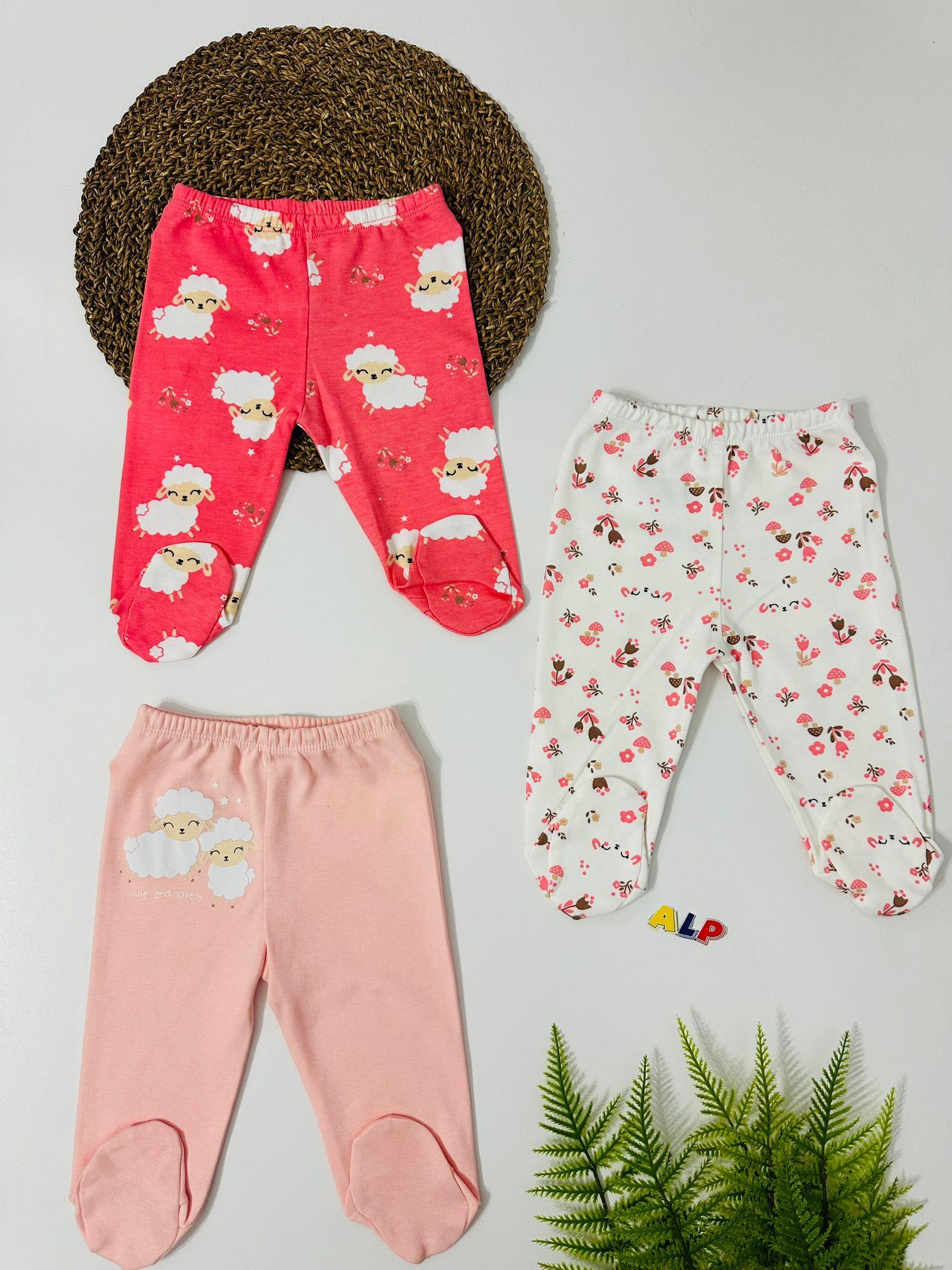 Kuzu  3 lü body Set-pembe 