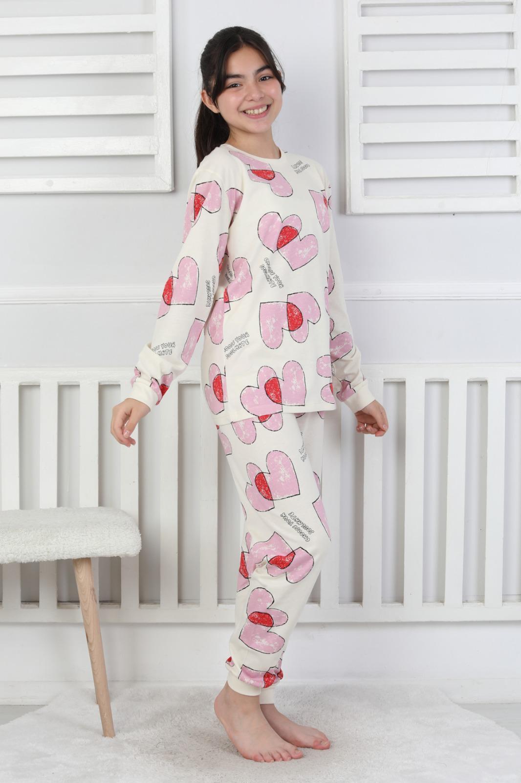 Love 2 İp cep Detaylı Pjama Takım