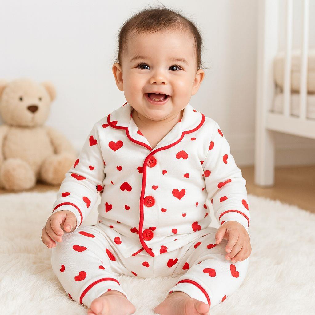 Love Önden Düğmeli Mevsimlik 2 Parça Pjama Takımı