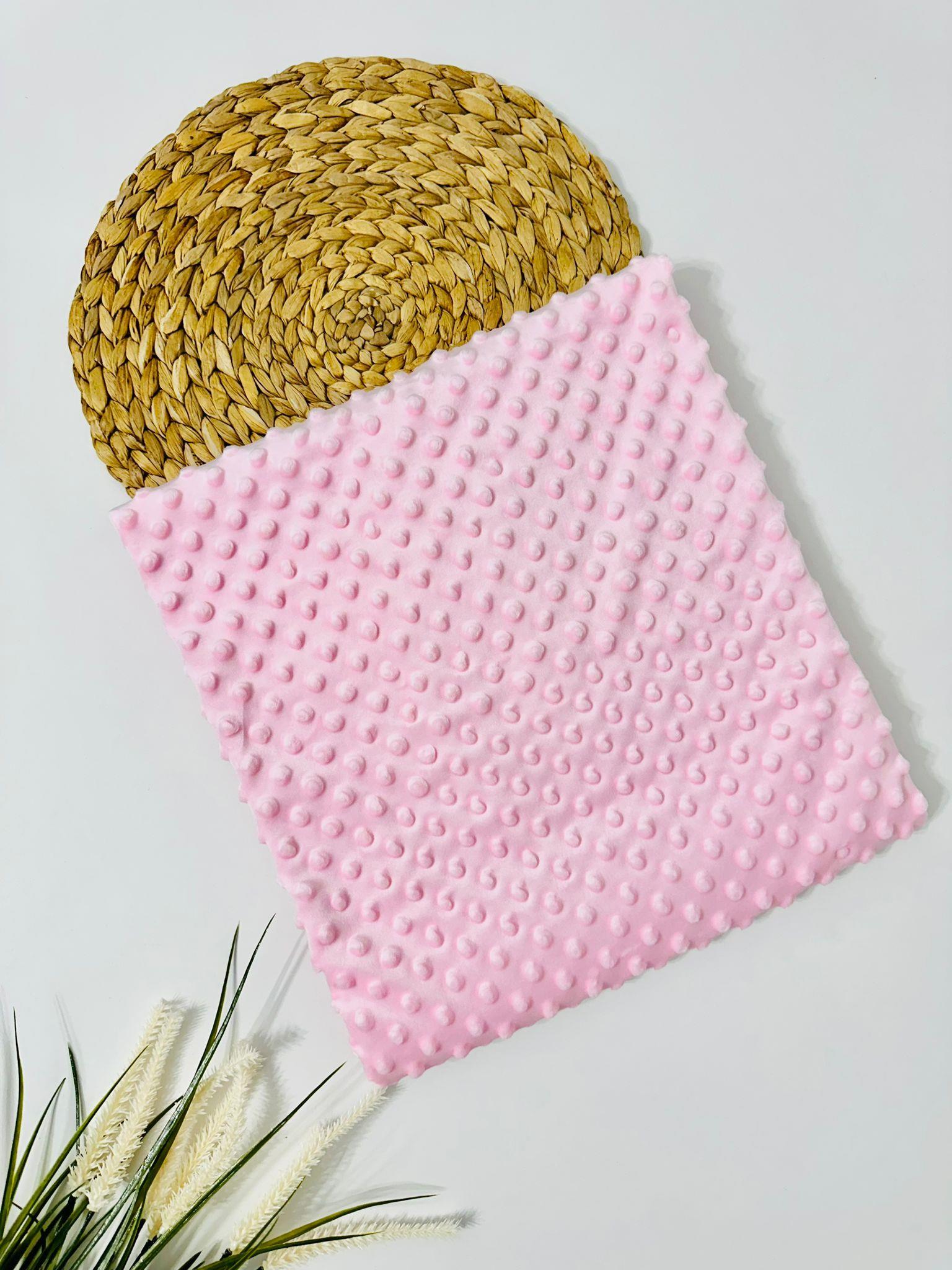 Nohut 90x90 Çift Katlı Nohut Battaniye - Pembe