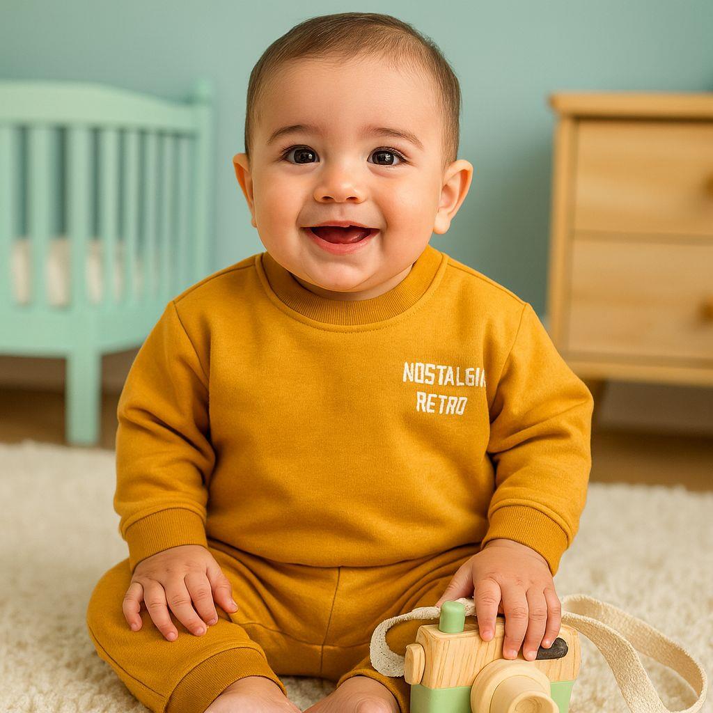 Nostalji Retro Sırt Baskılı Oversize 2'Li Takım 