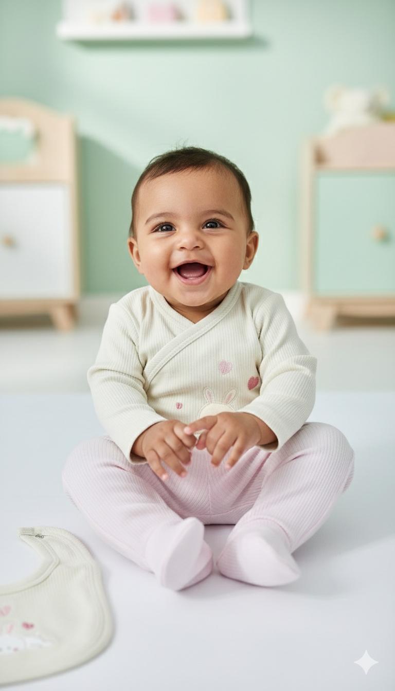 Rabbit Kaşkorse Organik 10 lu Hastane Çıkışı Set - Fuşya
