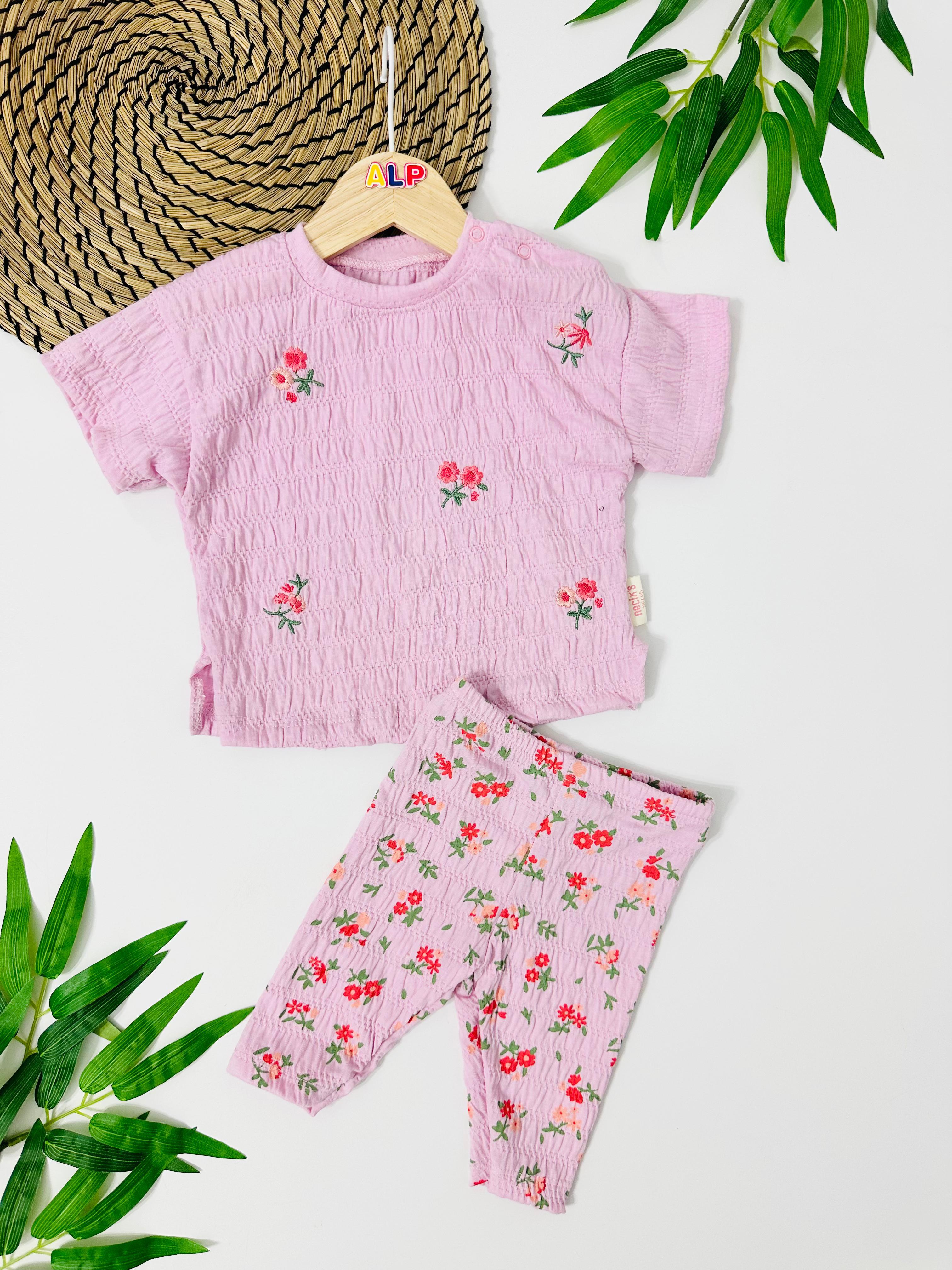 Rwanda Müslin Taytlı Takım - Narçiçeği 