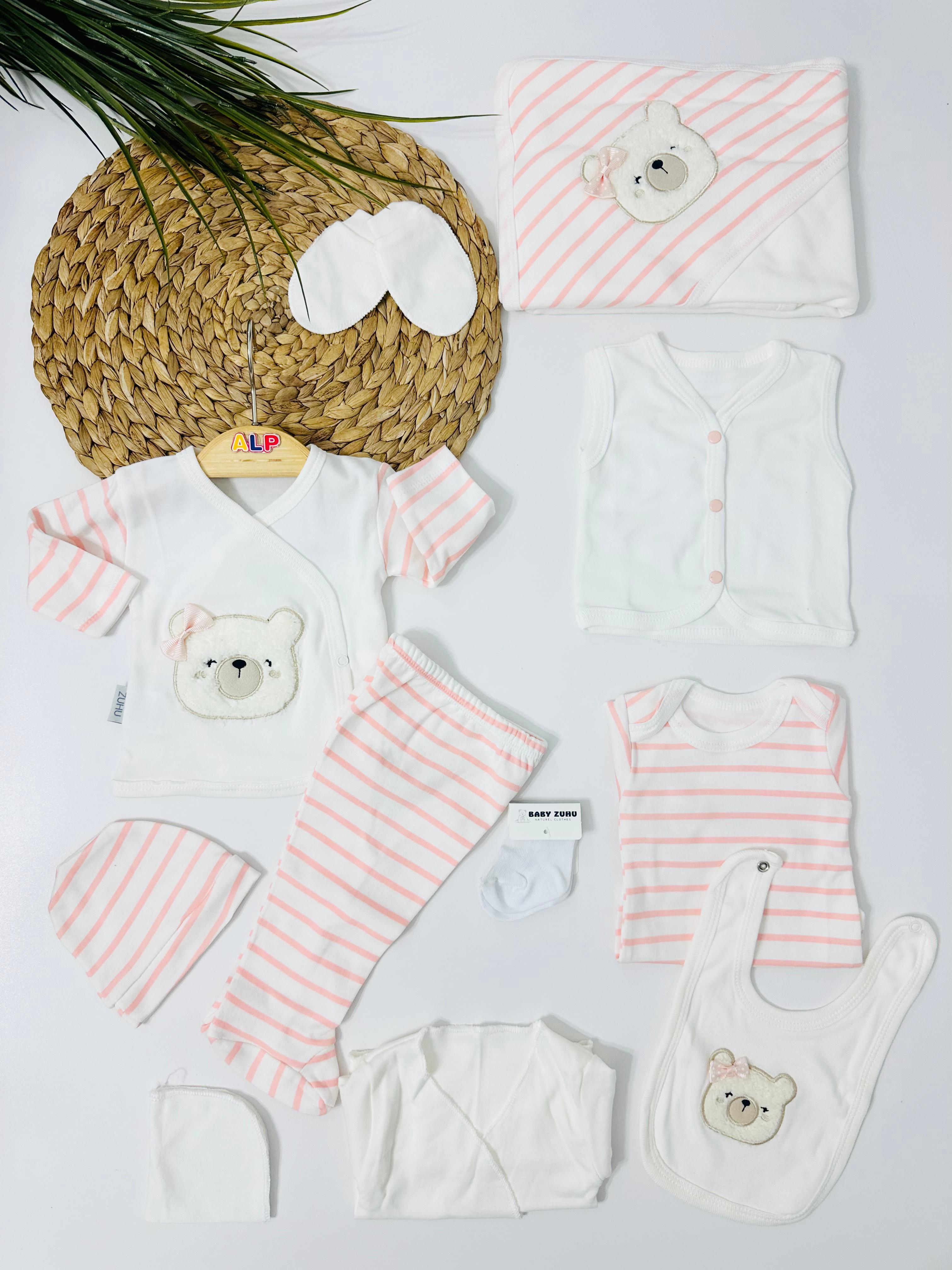 Sevimli Ayıcık  10 lu Hastane Çıkışı Set - Pembe