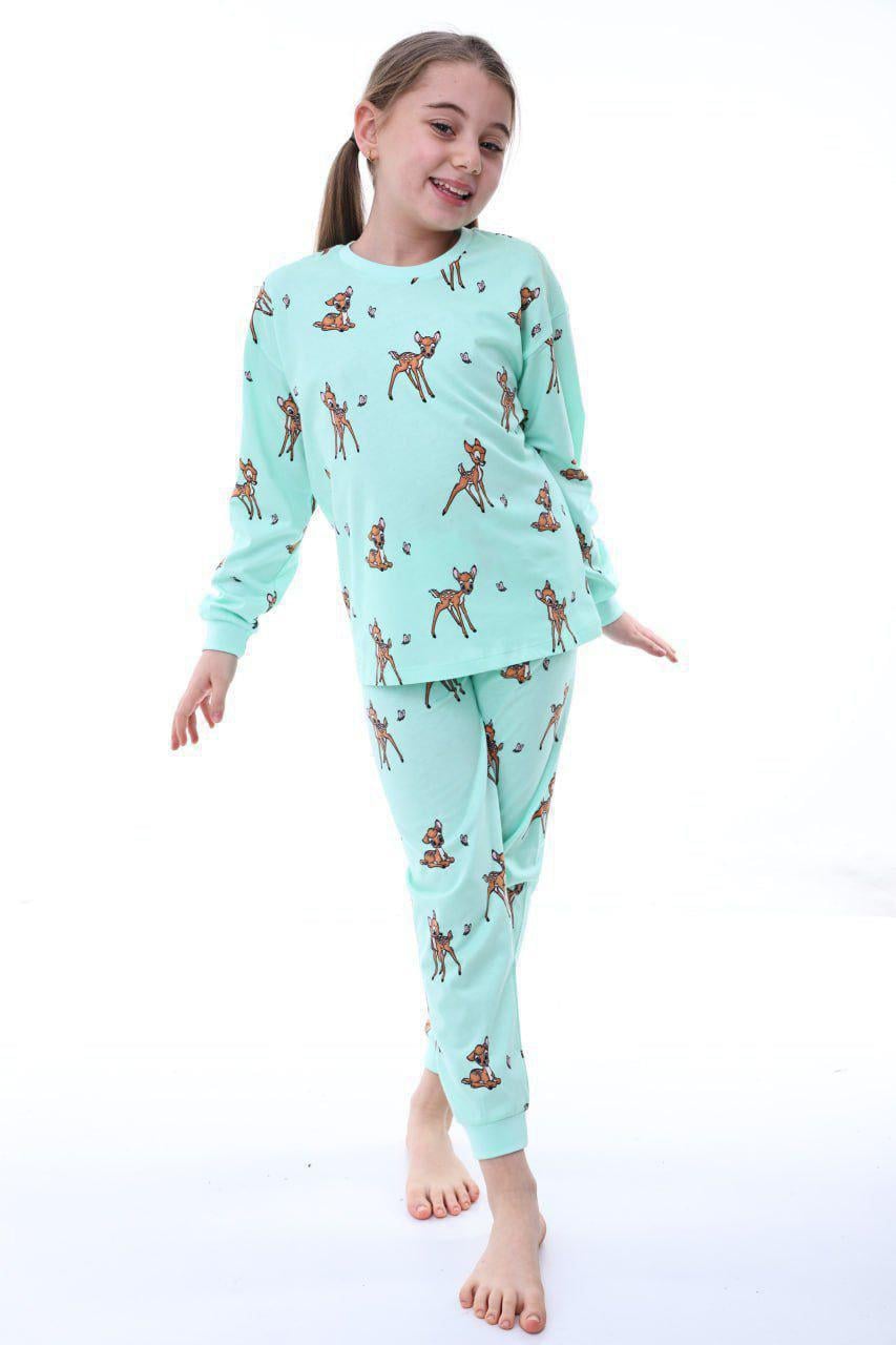 Sevimli Ceylan2 İp cep Detaylı Pjama Takım