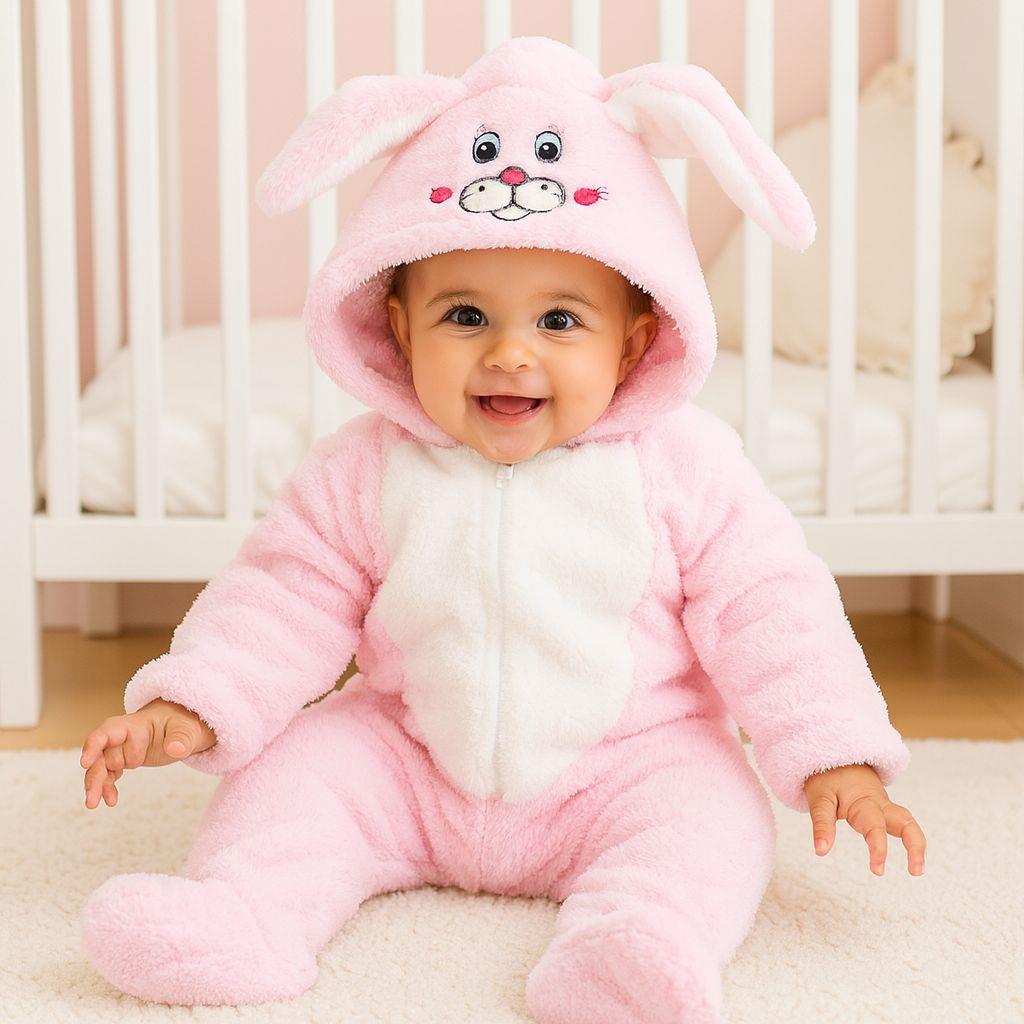 Sevimli Tavşan Polar Kışlık Tulum