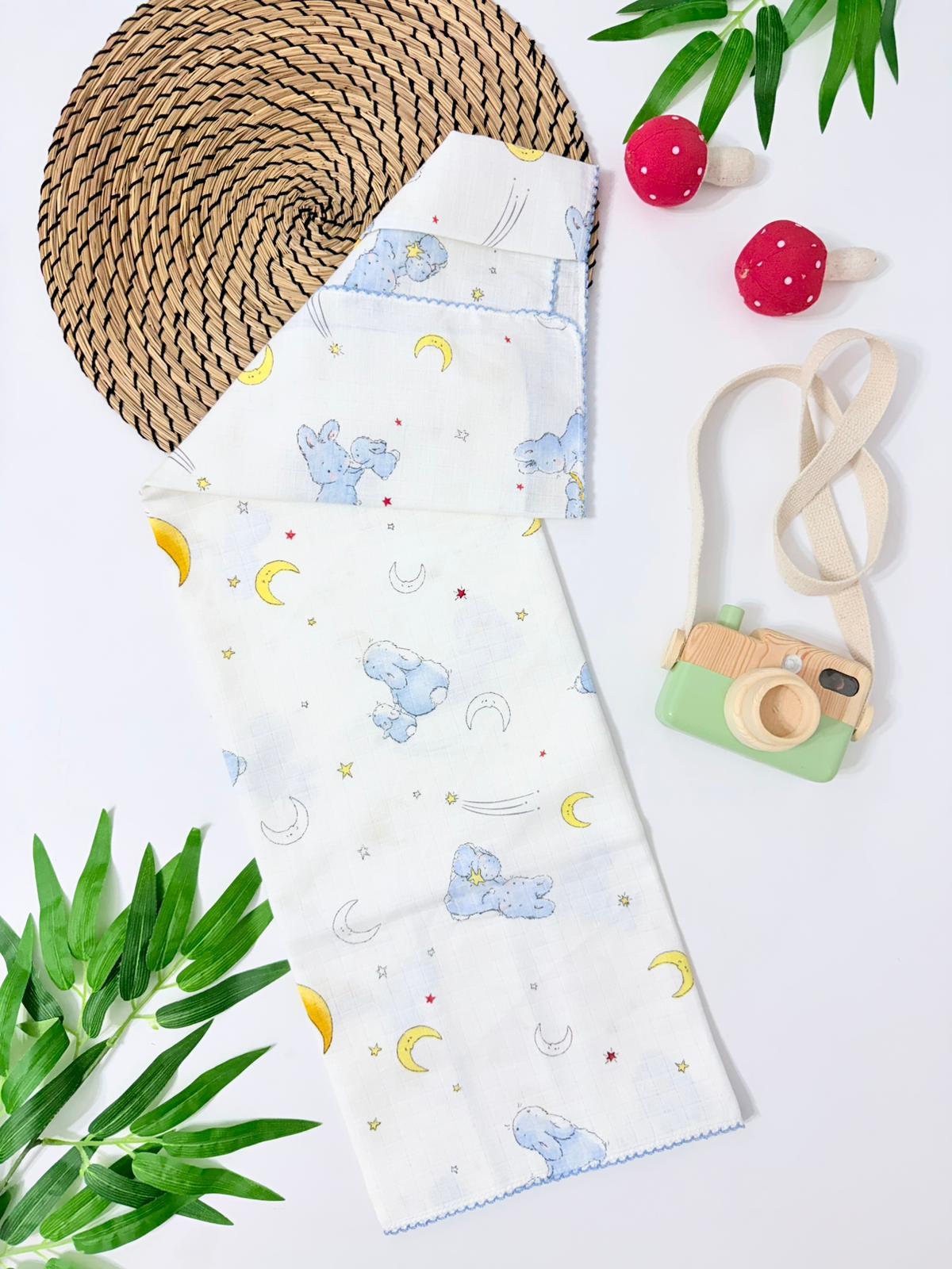 Sicily Müslin Bebe Battaniye 80*90cm