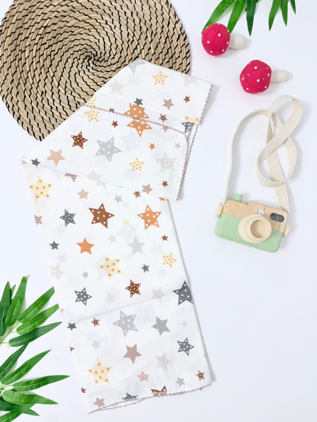 Sicily Müslin Bebe Battaniye 80*90cm