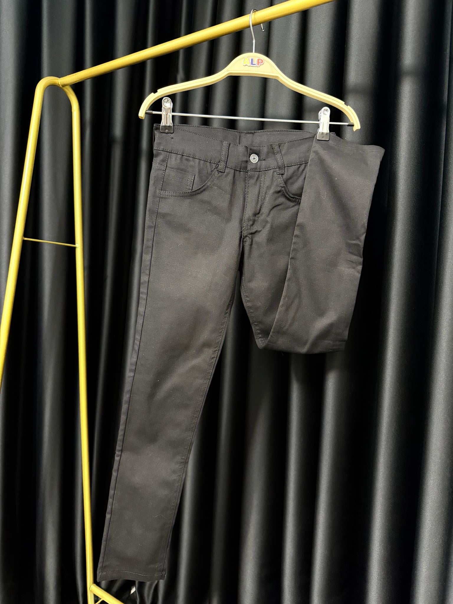 siyah  Slim Fit Erkek Çocuk Pantolon 23 Nisan Çocuk Bayramı