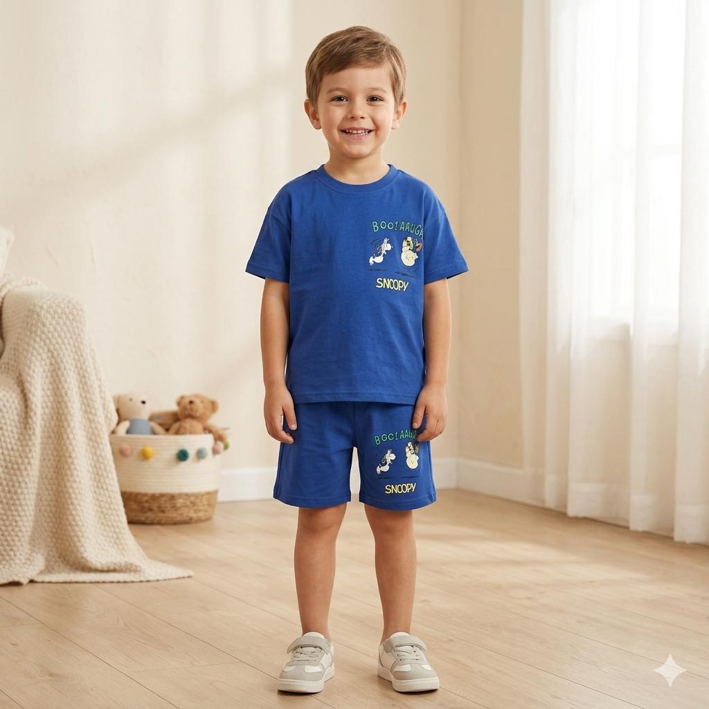 Snopy 2 İp Kapri Eşofman Takım