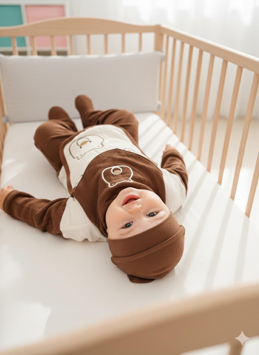 Southafrica Bear 5li Yenidoğan Set - Kahve 