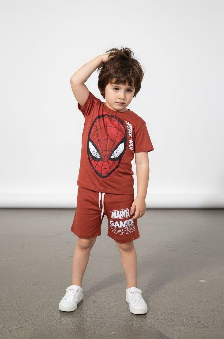 Spıderman  2 İp Kapri Eşofman Takım