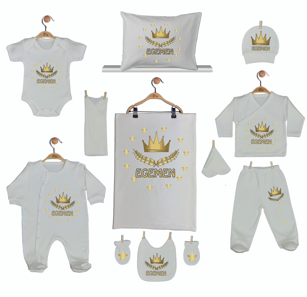 Set Of 11S With Crowned