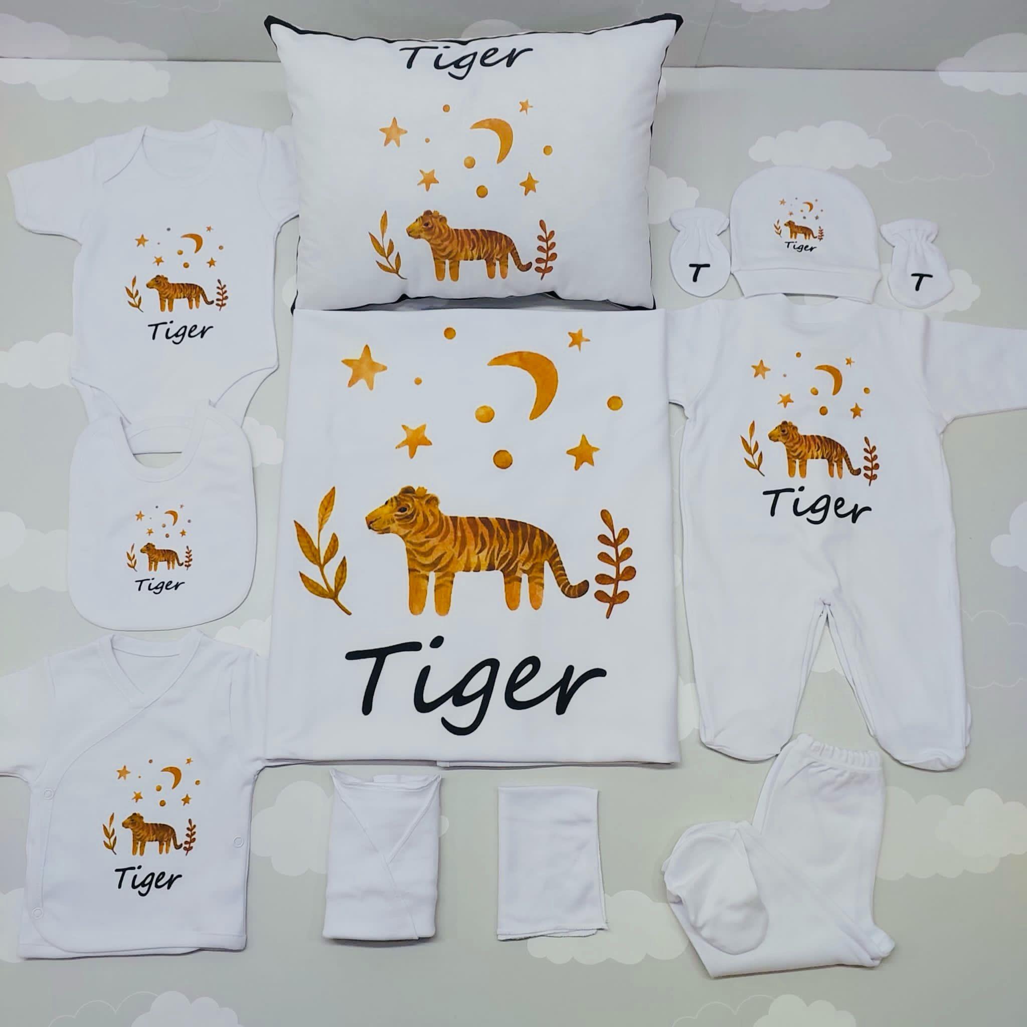 Tiger 11 Parça İsme Özel Hastane Çıkışı Seti