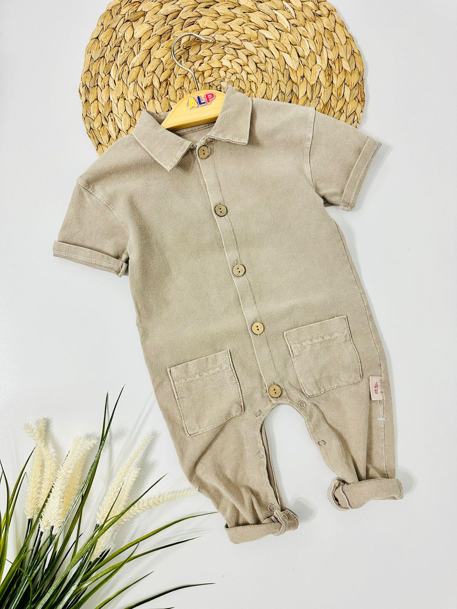 Torba Cep Detay Örme Kot Tulım - Kahverengi