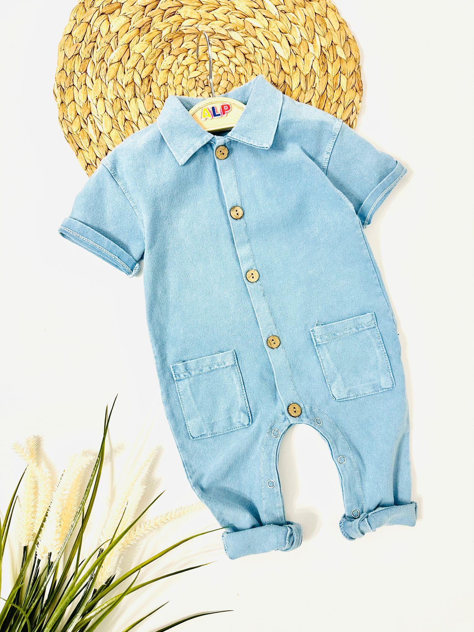 Torba Cep Detay Örme Kot Tulım - Mavi