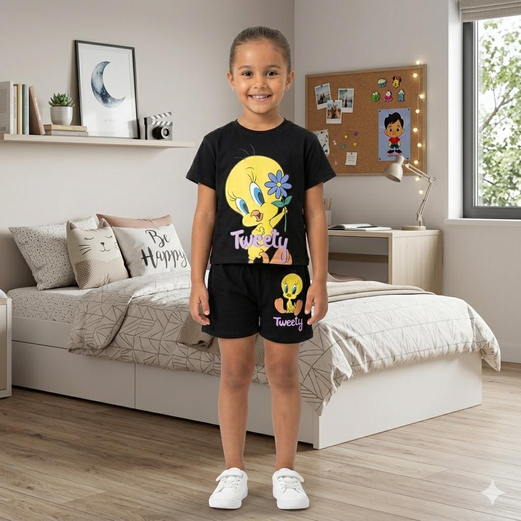 Tweti 2 İp Kapri Eşofman Takım
