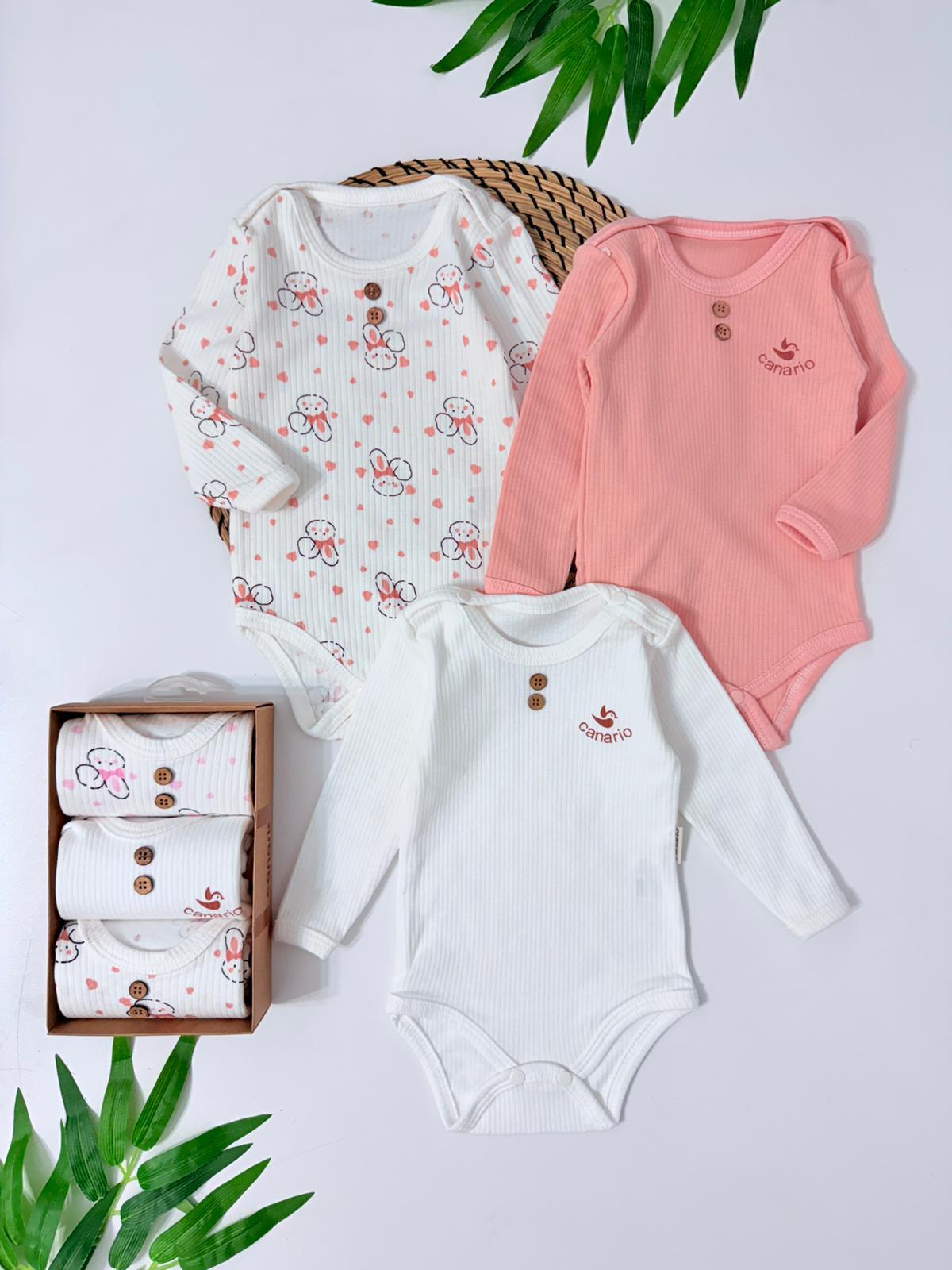 Wisconsin Çıtçıtlı Üst Badi Kutuda 3lü Set