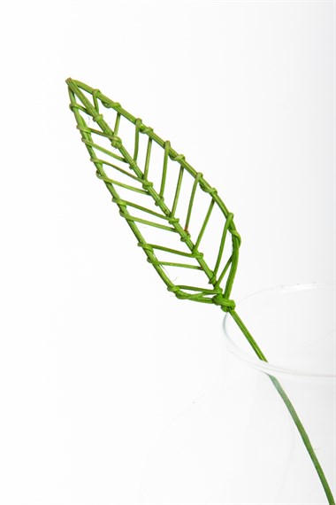 Bambu Örgü Yaprak (Yeşil)
