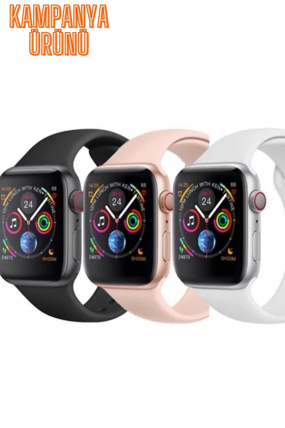 T500 Akıllı Saat Smart Watch ios ve Android Detekli