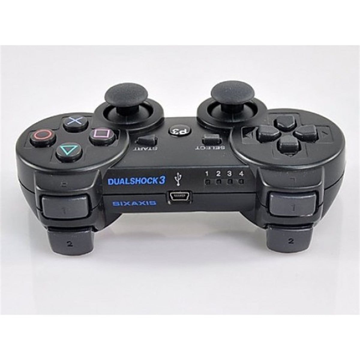 TeknoMarketim PS3 PLAY STATİON 3 OYUN KOLU TİTREŞİMLİ KABLOSUZ JOYSTİCK SİYAH