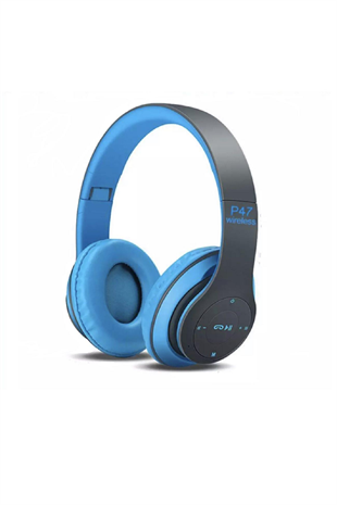 P47 Kablosuz Kulaklık Kulak üstü Bluetooth Fm Radyo