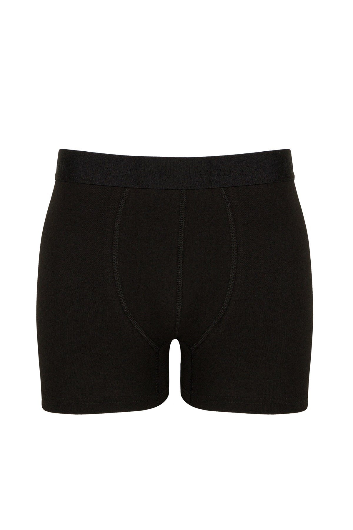 4476 BERRAK DÜZ BOXER 15TL SİYAH