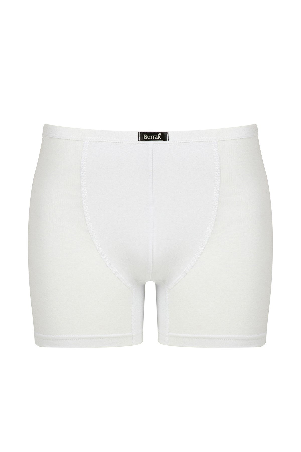 4488 BERRAK İNCE BEL DÜZ BOXER 15TL BEYAZ