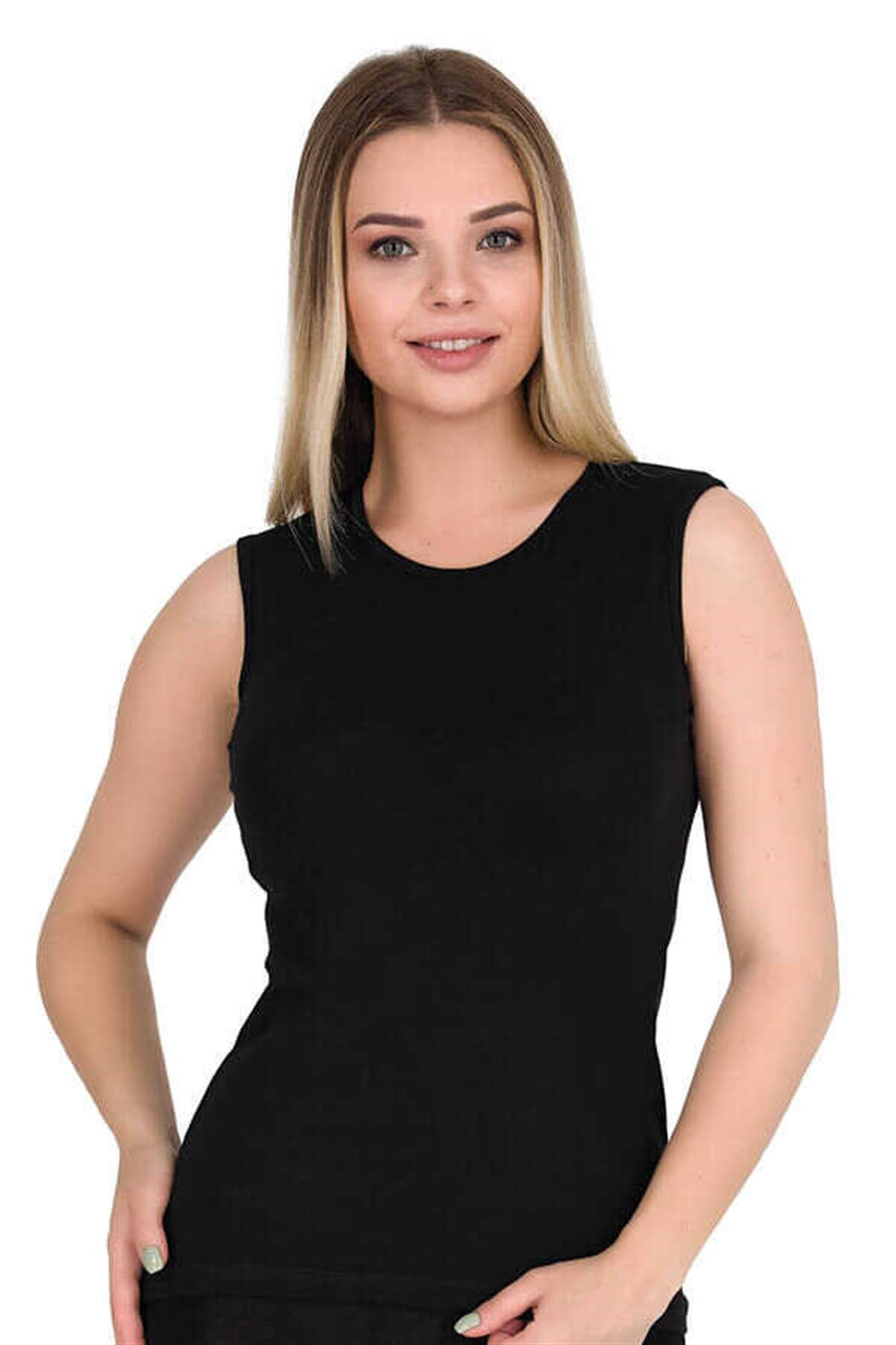 Kadın Kolsuz T Shirt