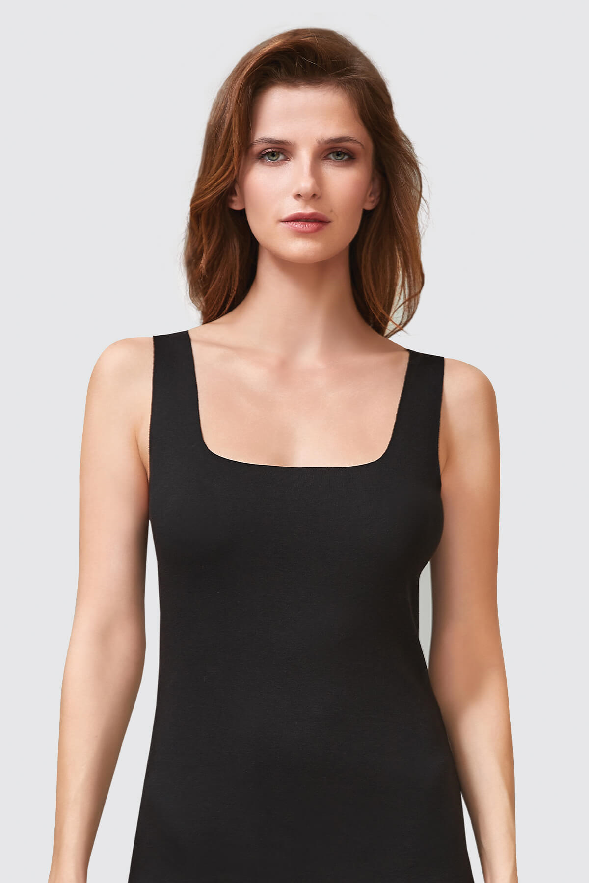 Kadın Pamuklu Lazer Kesim Atlet 7033