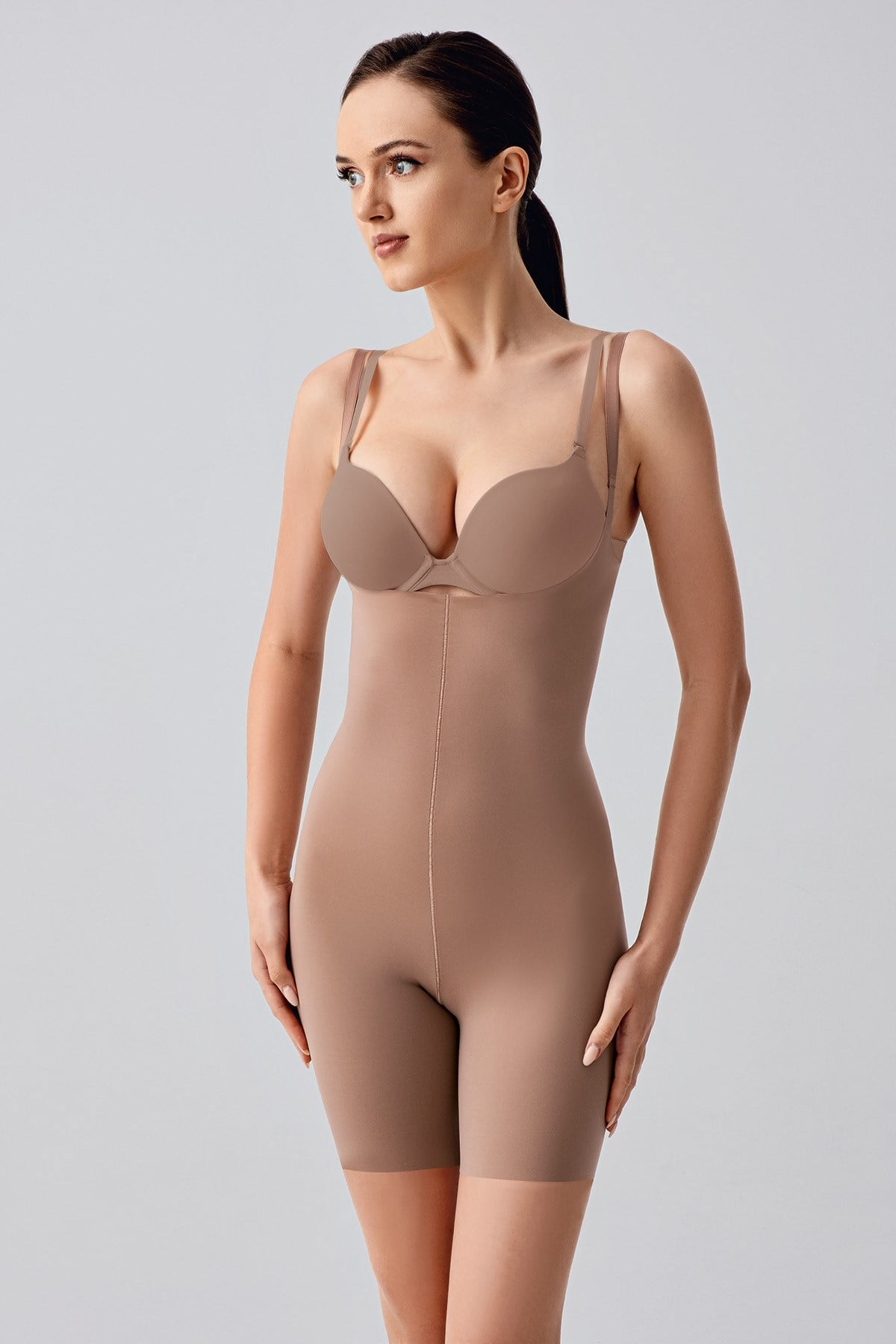 Lazer Kesim Capucino Şort Korse 9230