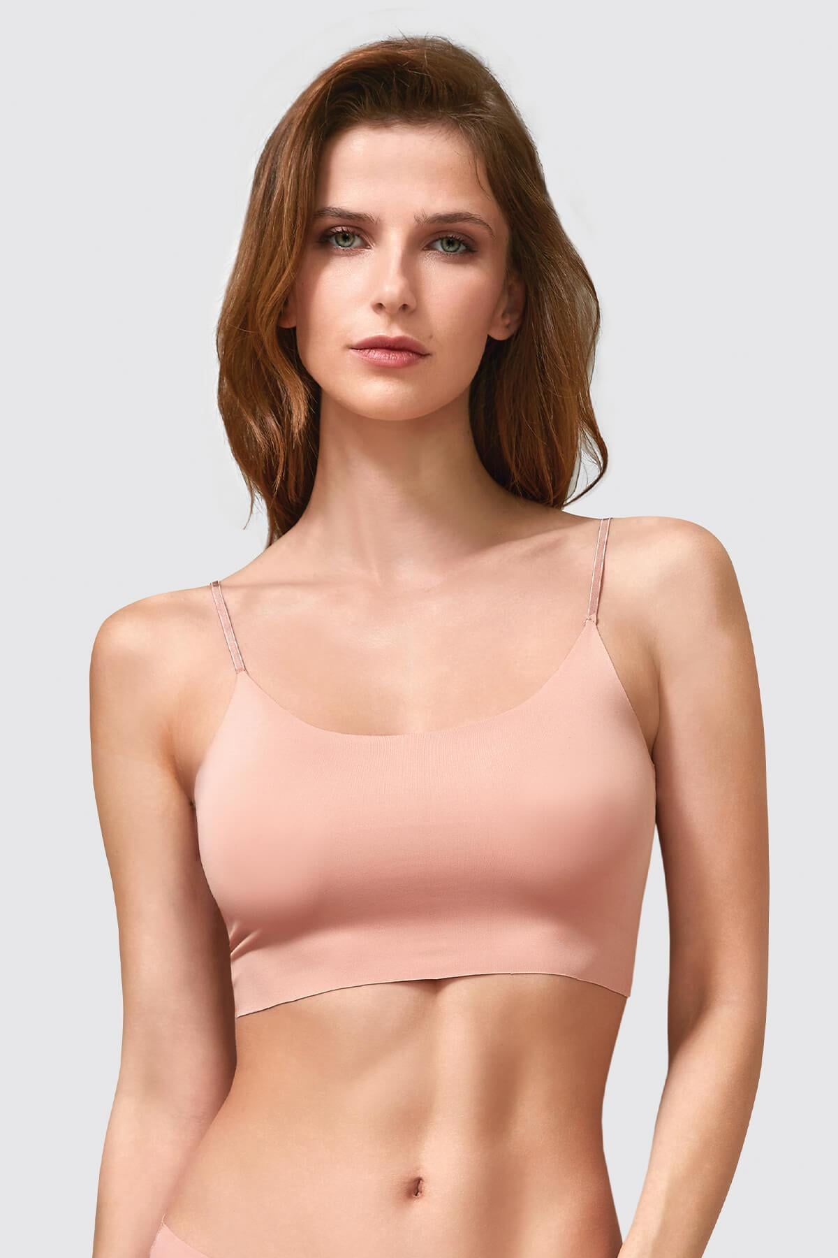 Lazer Kesim İp Askılı Pudra Crop (2648)
