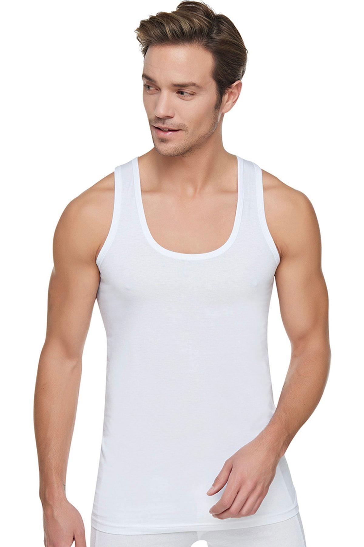 Tutku Erkek Beyaz Atlet 0101