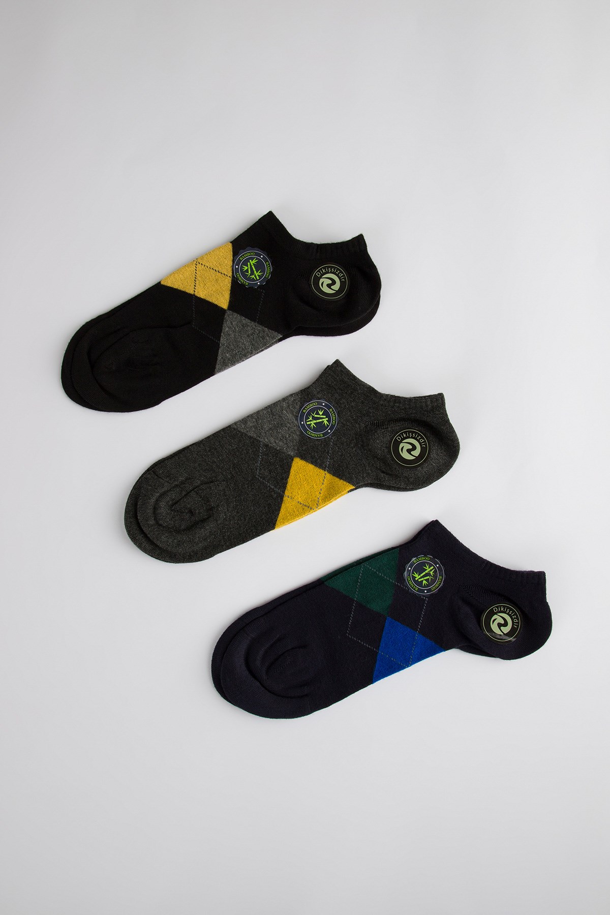 10522 Roff Bambu 3 lü Patik ASORTİ