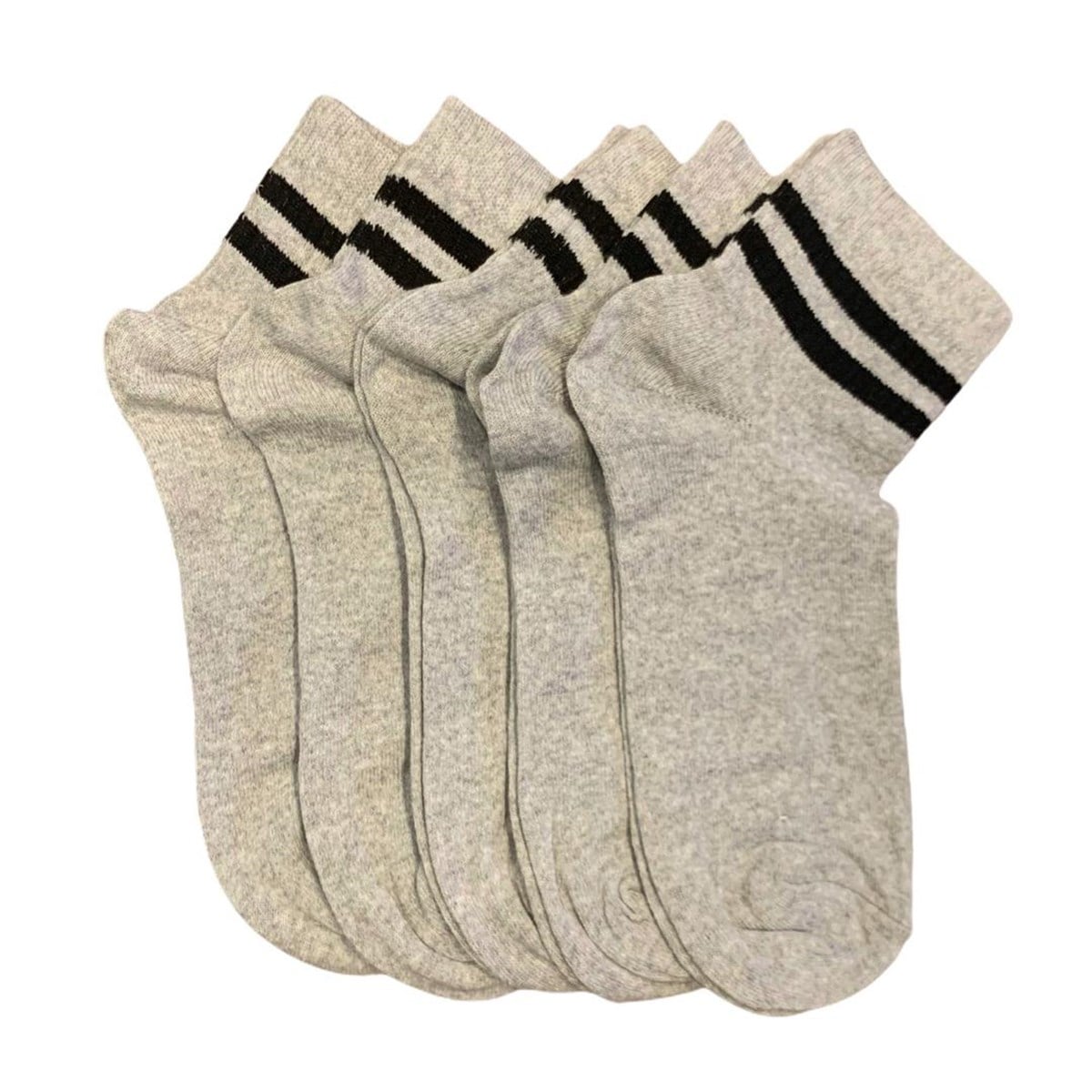 5'li Kadın Gri Patik