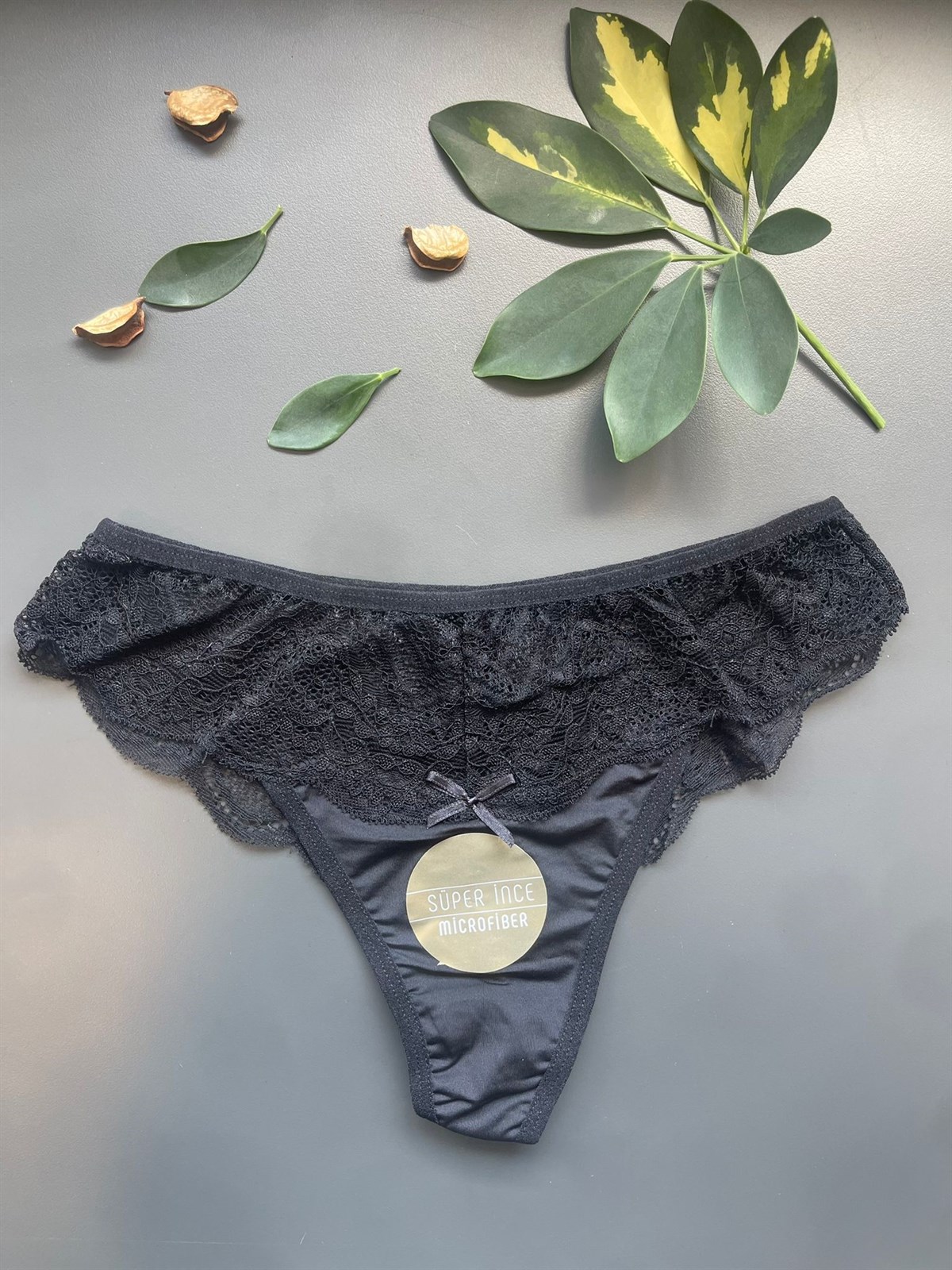 Dantel İşlemeli Tanga (4574)