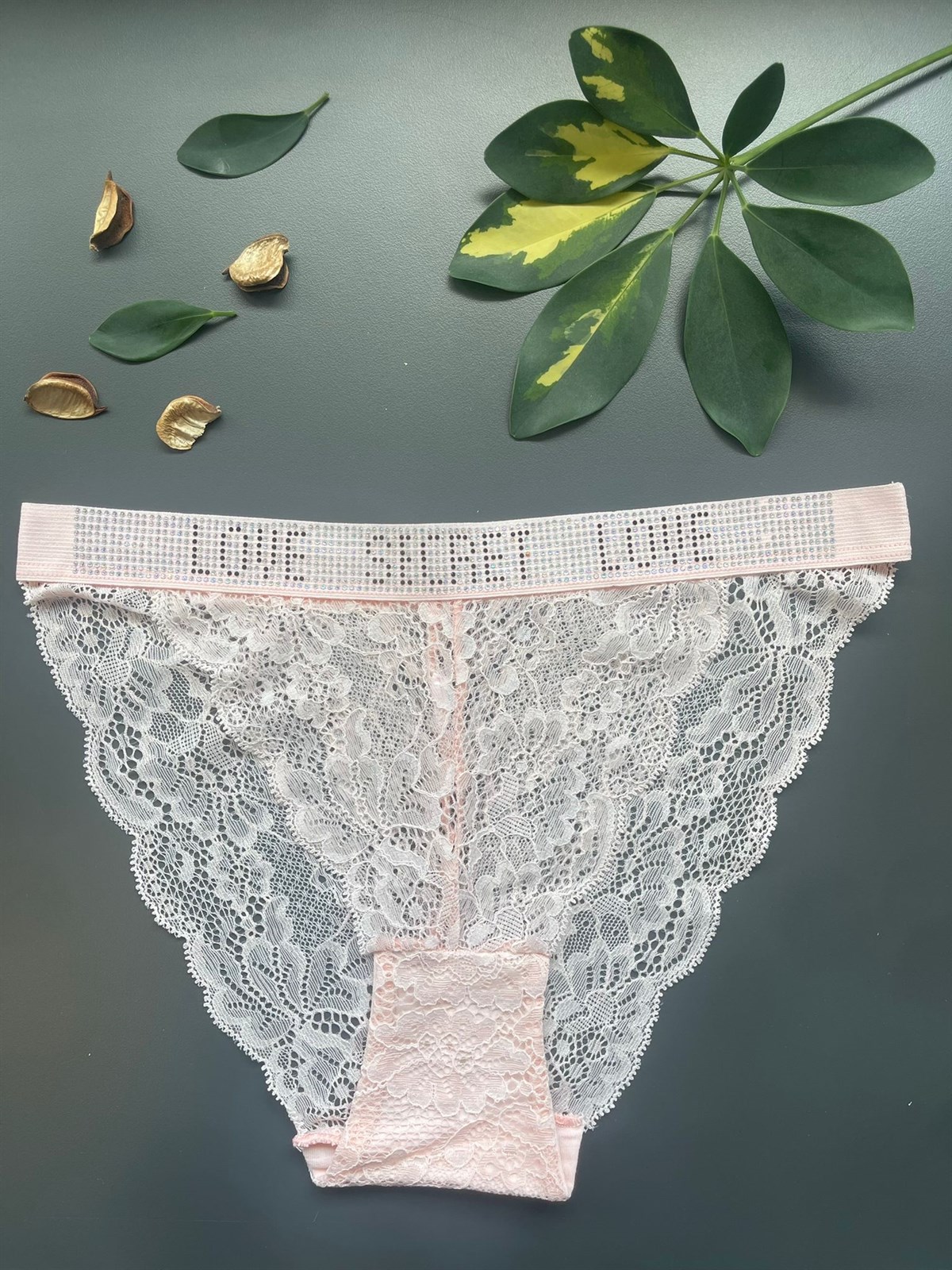 Dantelli Kemeri Taşlı Külot (4666)