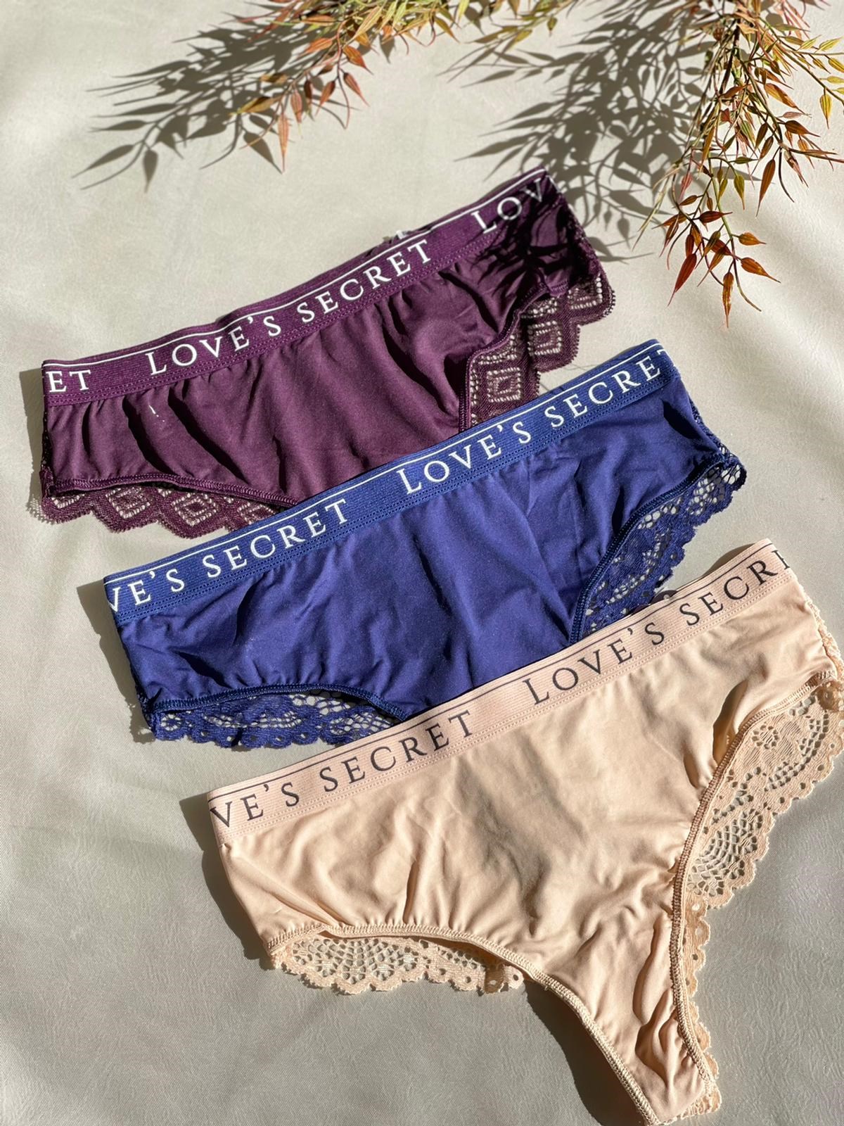 Dantelli Love Kadın Tanga-(Mor Lacivert Ten)