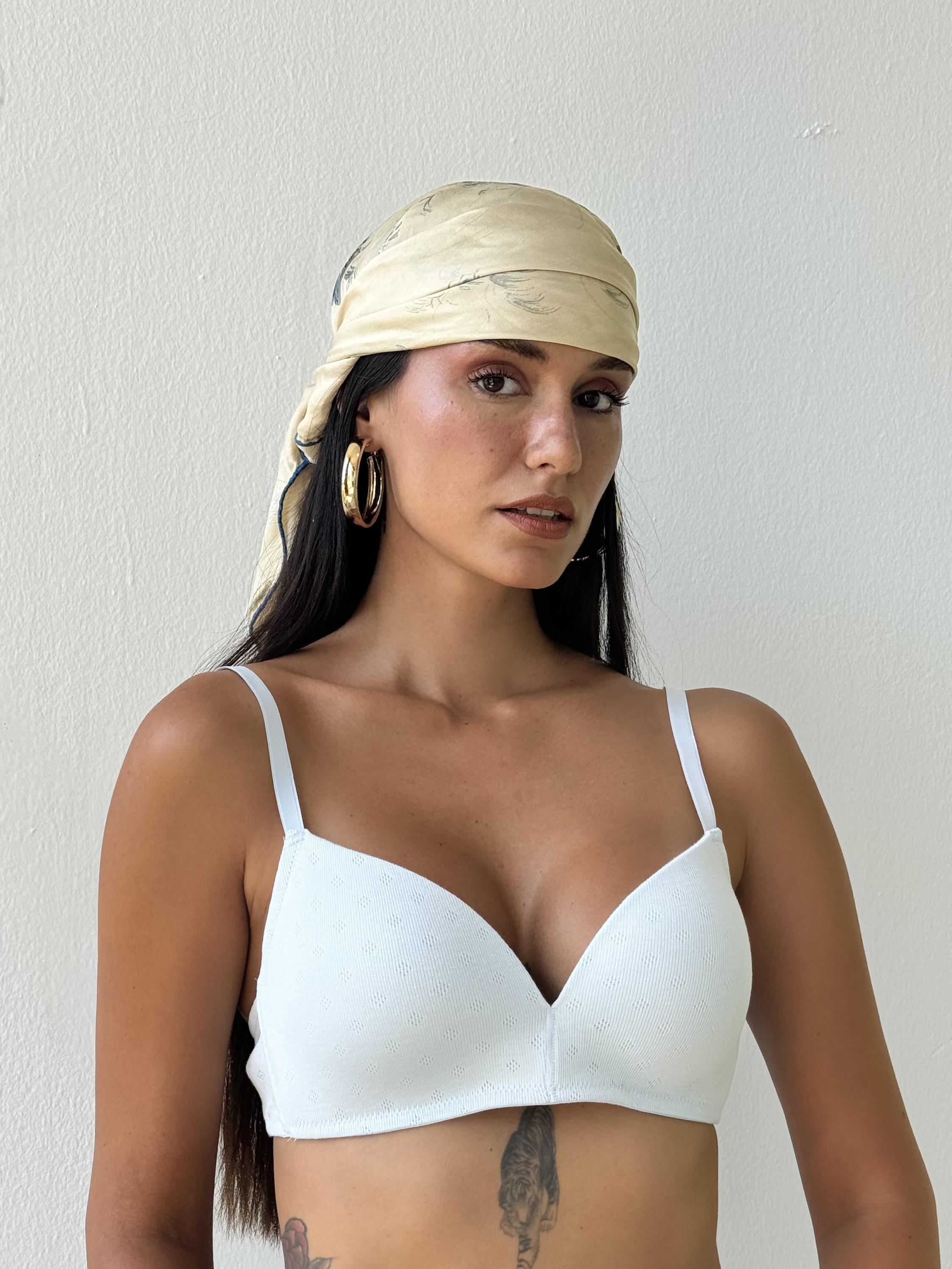 Desenli Desteksiz Balensiz Sütyen (721)