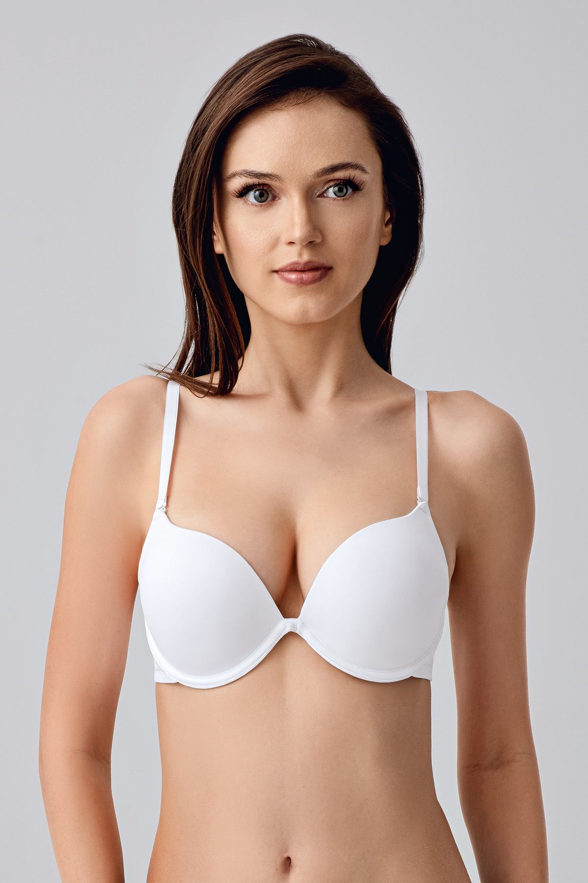 Double Destekli B Cup Basic Beyaz Sütyen 7035 (Kutulu)