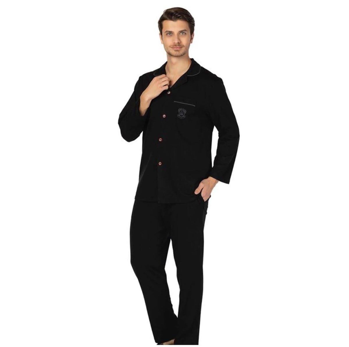 DS1009 DAMAT PİJ DÜĞMELİ UKOL 199TL SİYAH
