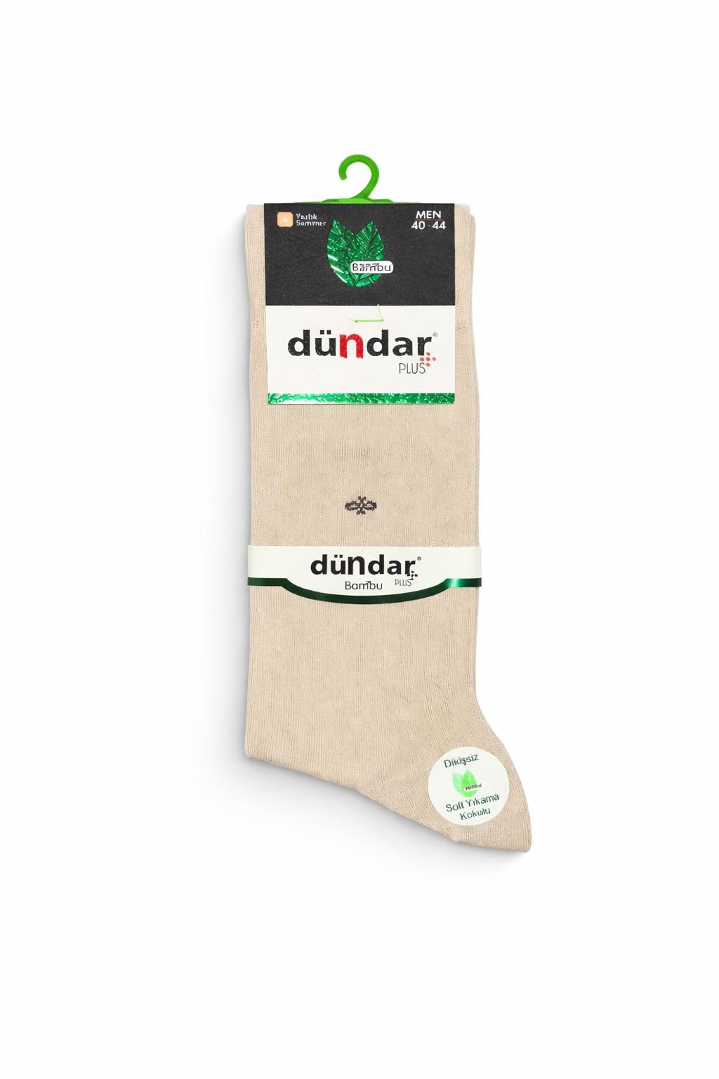Dündar Erkek Bambu Yazlık Bej Çorap