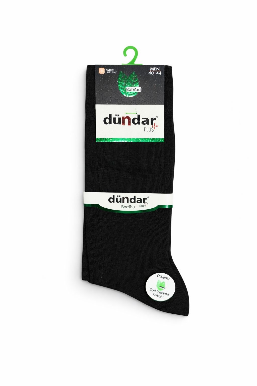 Dündar Erkek Bambu Yazlık Siyah Çorap